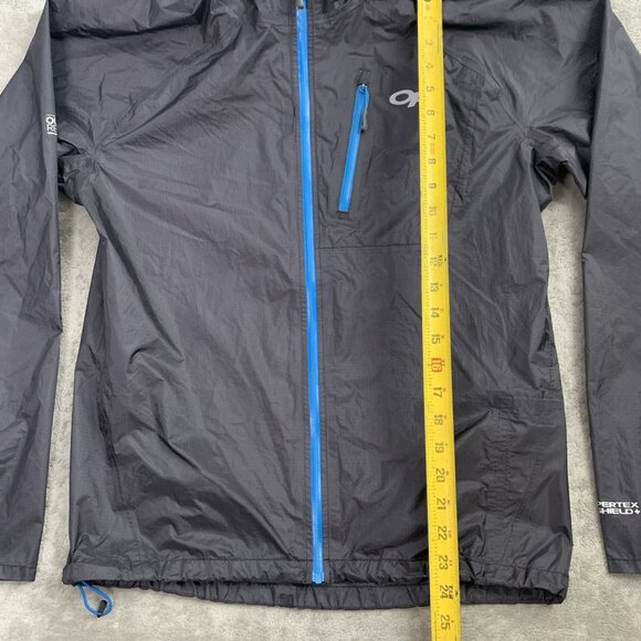 Outdoor Research Helium II Jacket Men Small Black Pertex Shield Softshell Rain - Picture 2 of 9